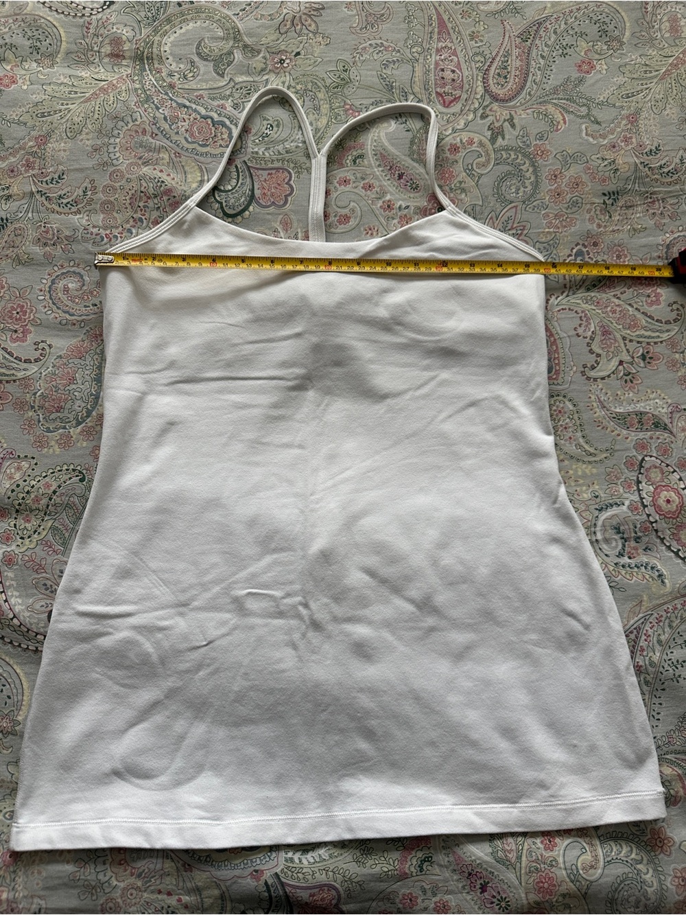 Lululemon White Women's Spaghetti Strap Tank Top